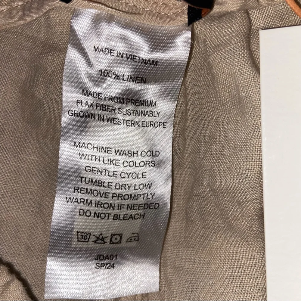 Quince Pants Womens XS European Linen Pull On Driftwood Beach Lagenlook Flax NWT
